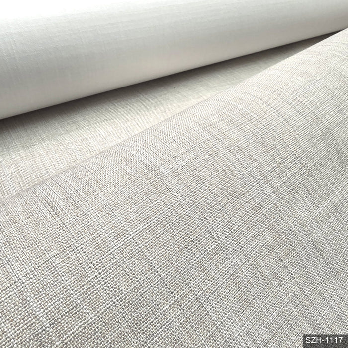 Linen Rich in Zorba, SZH-1117, on the roll: a finely woven linen with a paper backing
