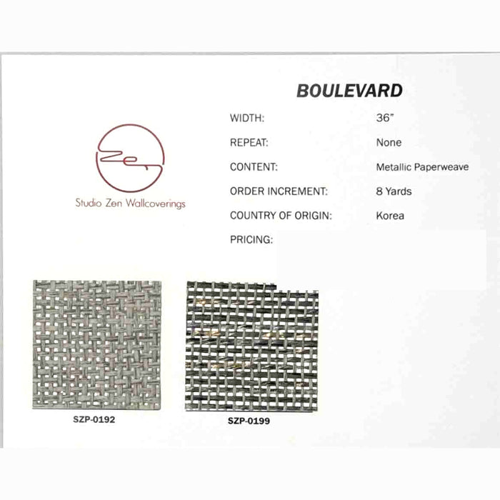 Boulevard Color Chart