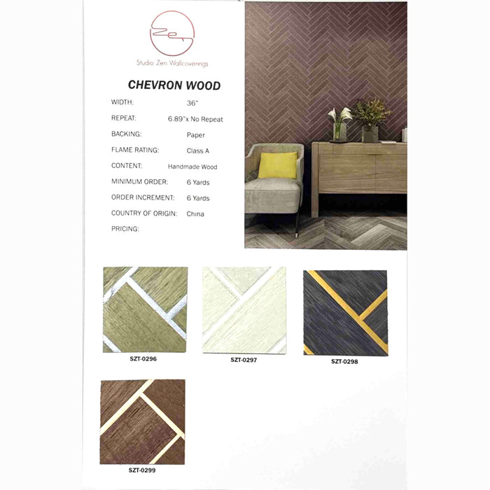 Chevron Wood Color Chart