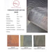 Fumigated Silver Leaf Silk Moiré color chart