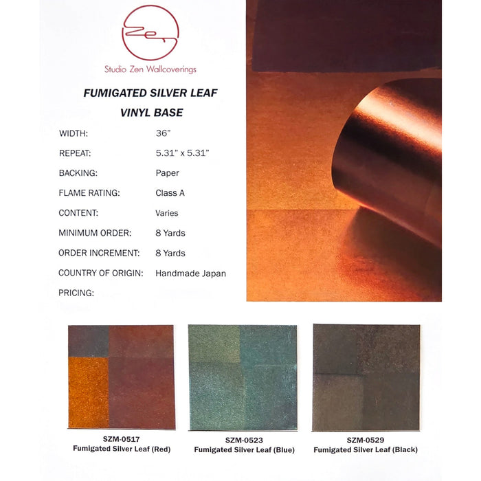 Fumigated Silver Leaf Vinyl color chart