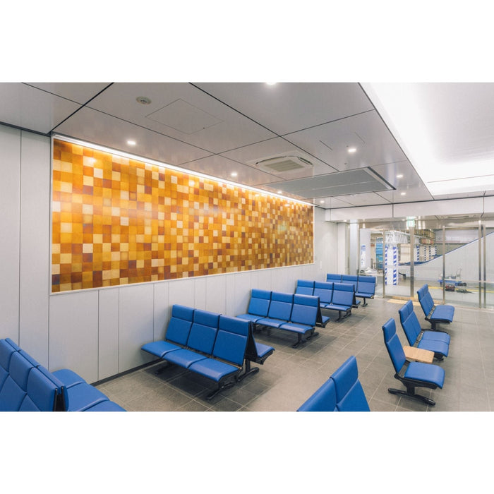Waiting room at JR Hiroshima Station, Japan.