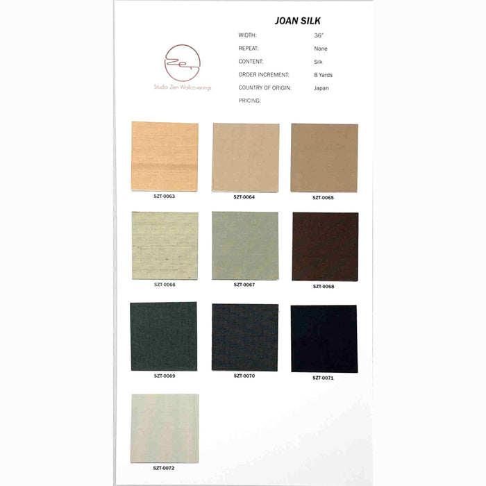 Joan Silk (2/2) Color Chart