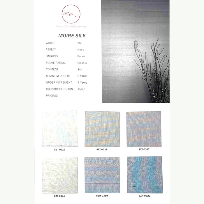 Moire Silk Color Chart