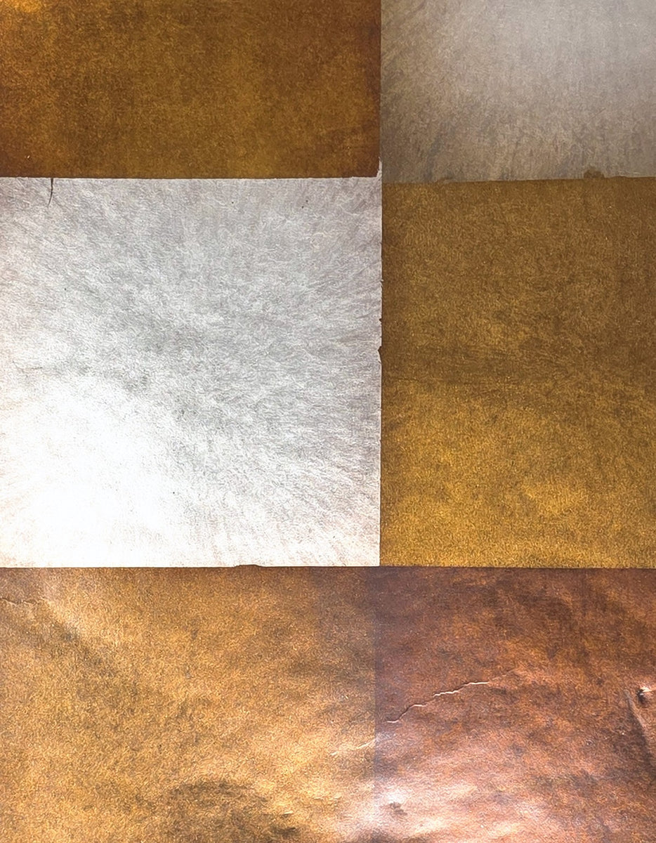 Fumigated Silver Leaf Paper: SZM-0516 - Red Leaf
