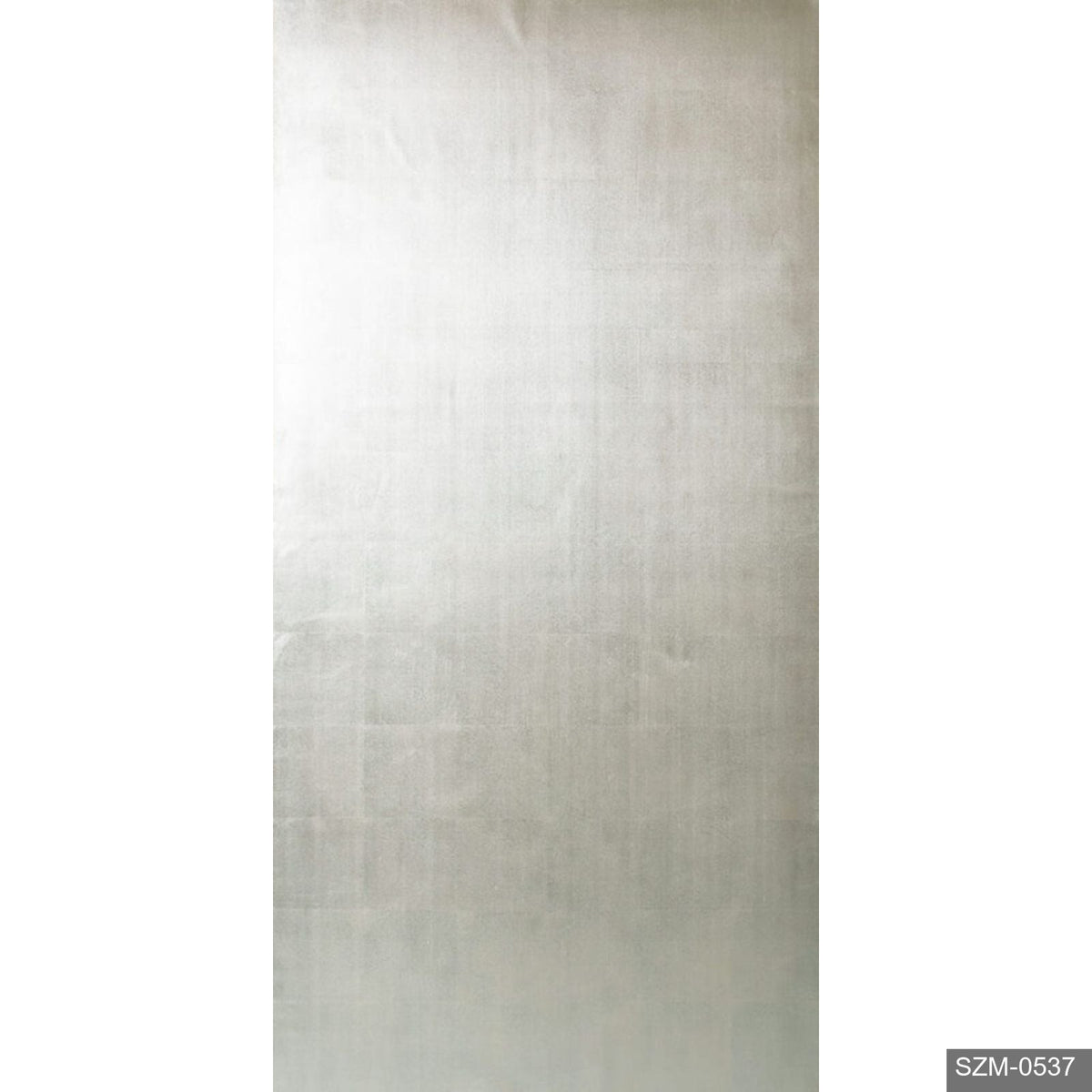 Metal Leaf Over Silk — Silver Line yardage