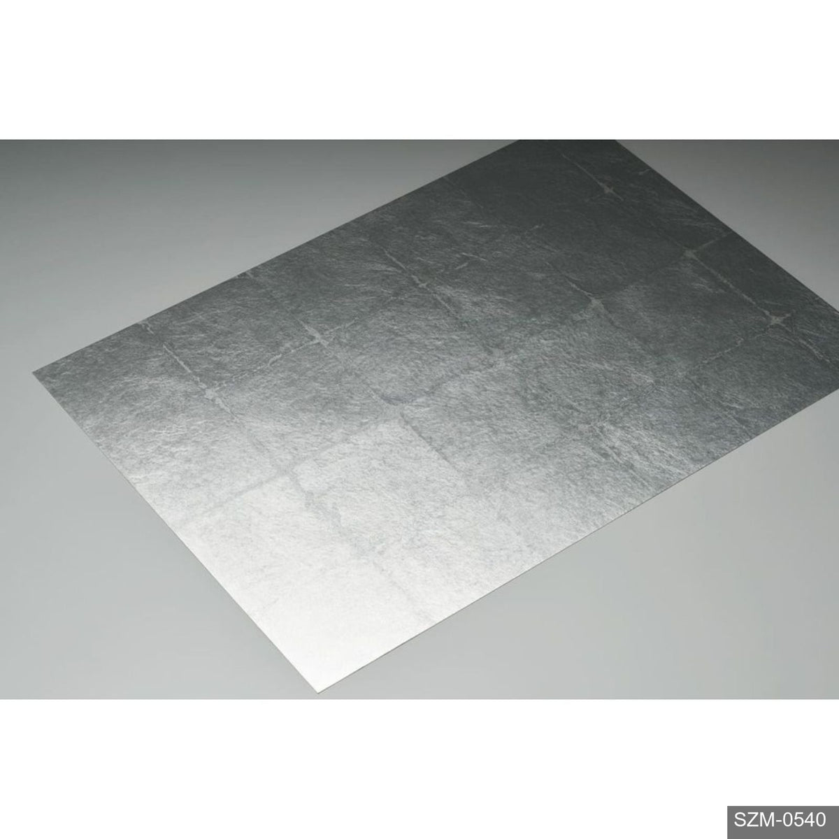 Metal Leaf Large Grid — Silver Cube sample
