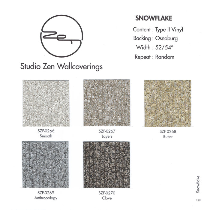 Snowflake Color Chart