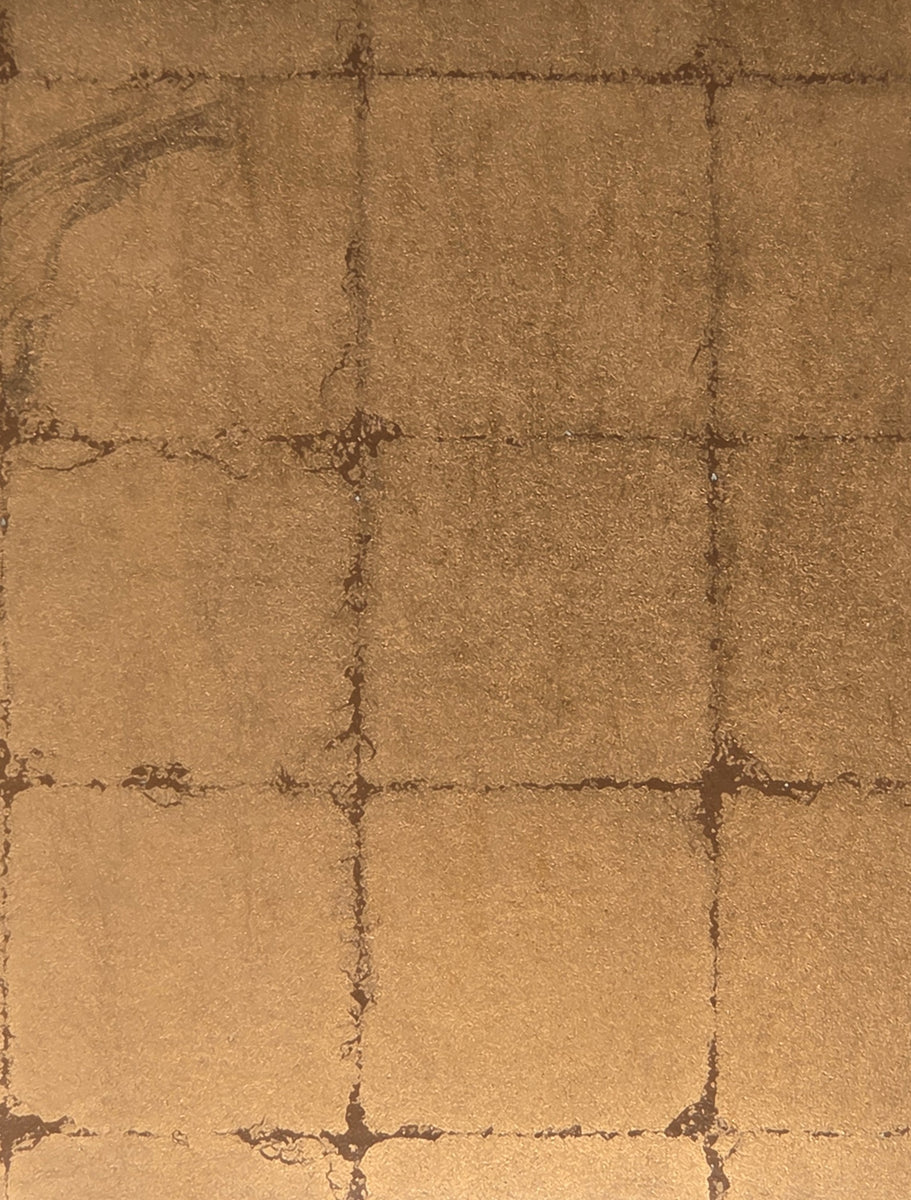 Metal Leaf Small Grid: SZM-0480 - Copper Square