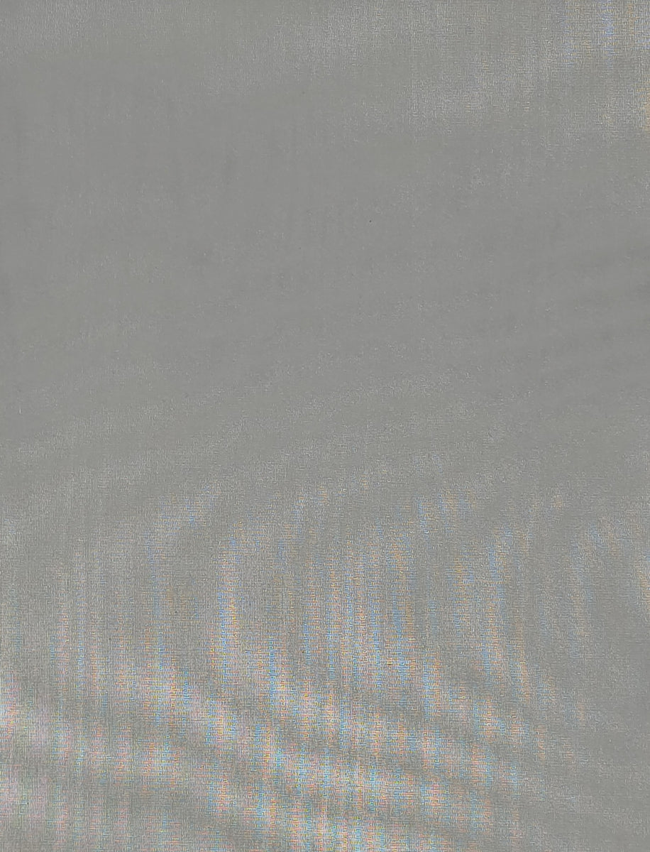 Metal Leaf Silk Moiré: SZM-0560 - Silver Moire