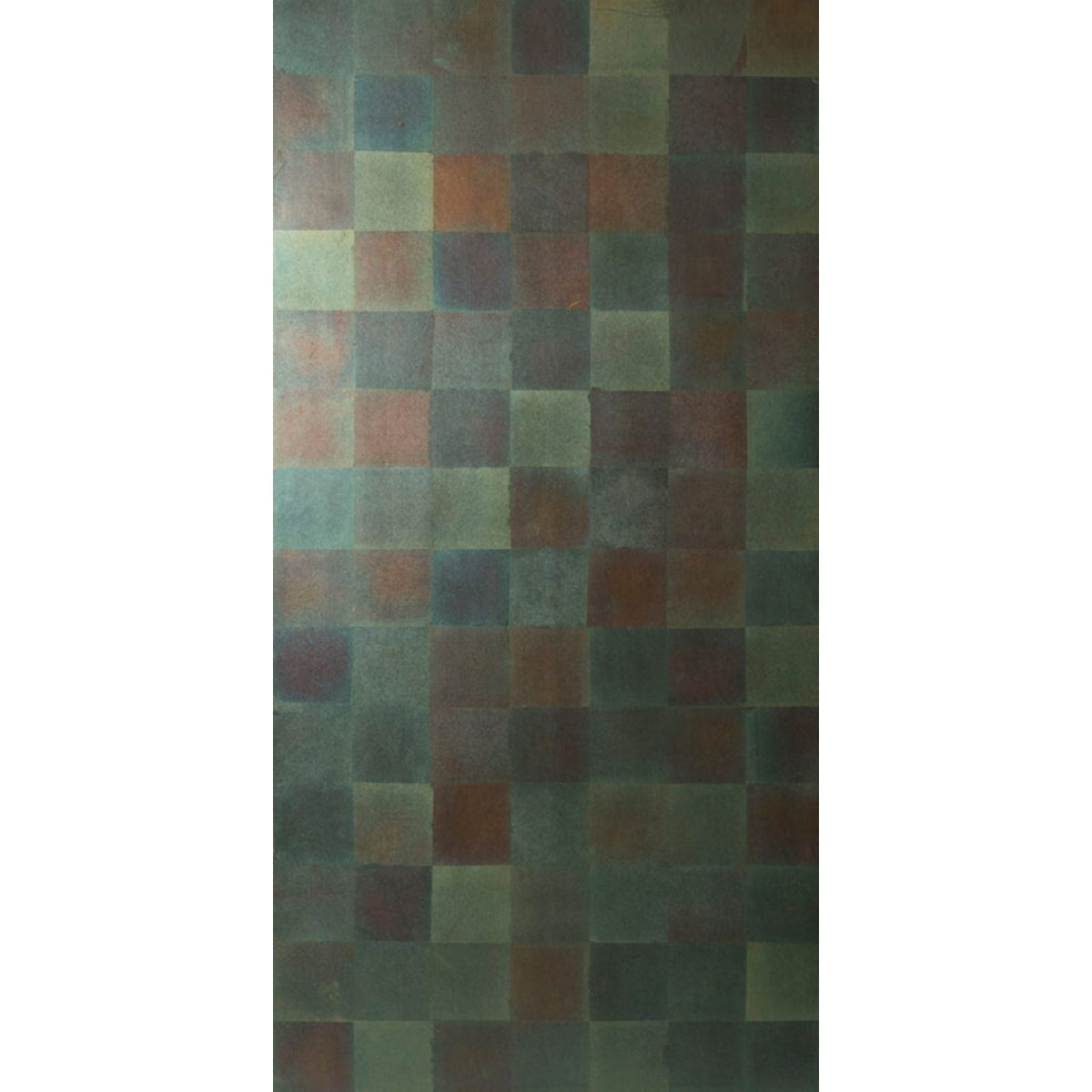 Fumigated Silver Leaf Matte in Muted Blue Leaf (SZM-0524), flat scan of the sample
