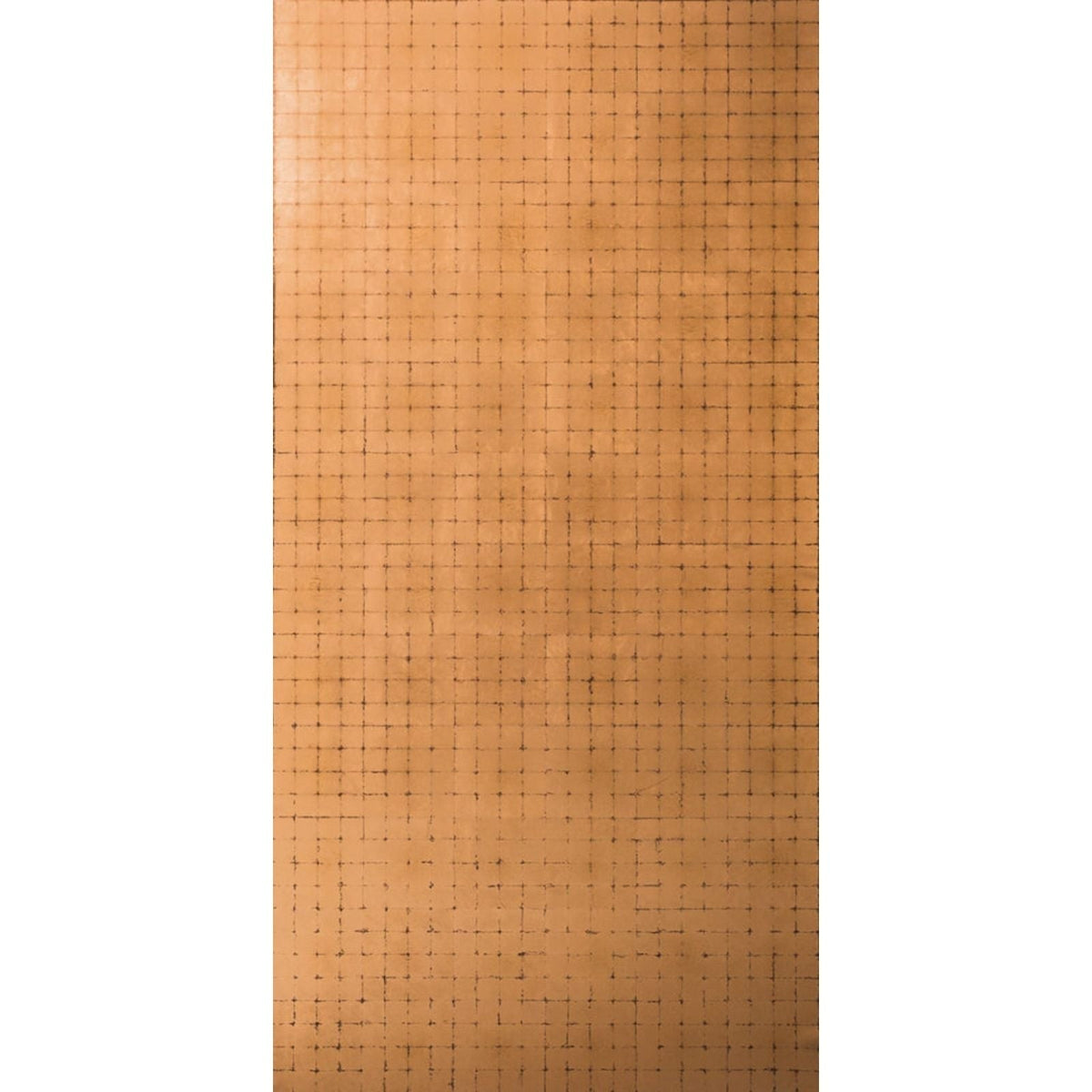 Metal Leaf Small Grid in Copper Square (SZM-0480), flat scan of the sample