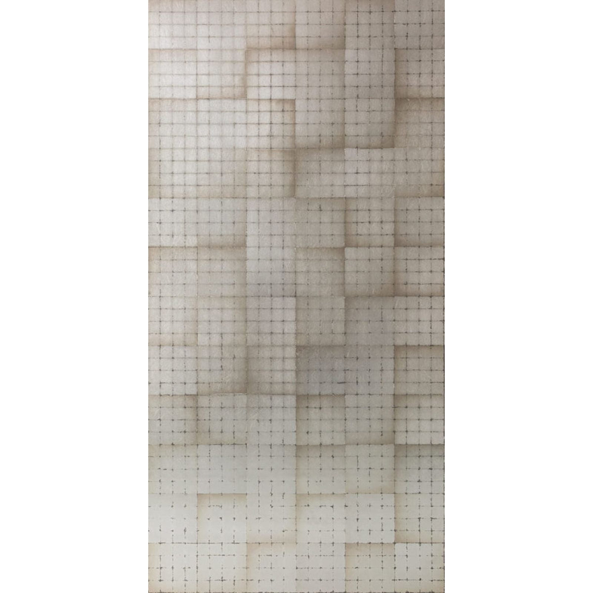 Metal Leaf Small Grid in Pewter Leaf (SZM-0468), flat scan of the sample