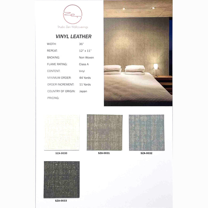 Vinyl Leather Color Chart