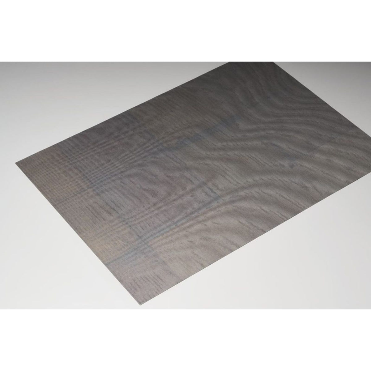 Fumigated Silver Leaf Silk Moiré: Black Leaf Moire — SZM-0533