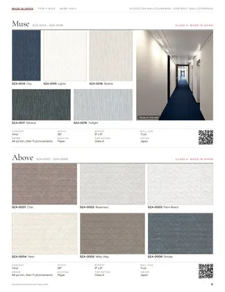 Contract Wallcoverings: Muse and Above